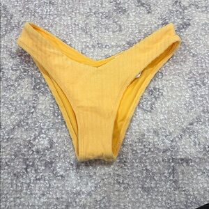 ABERCROMBIE AND FITCH NWT Yellow Bikini Bottoms SIZE:XSMALL